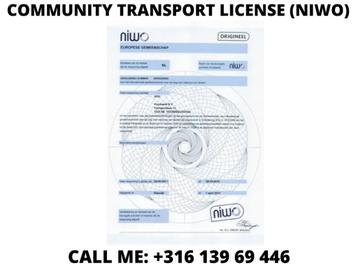 Community Transport License - EuroLicense – NIWO Permit beschikbaar voor biedingen