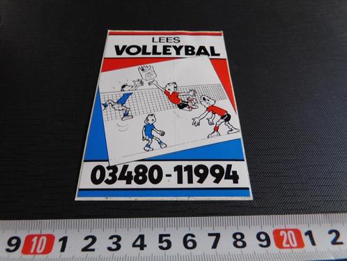 stickers strip Lees VOLLEYBAL 03480-11994, Verzamelen, Stickers, Zo goed als nieuw, Overige typen, Ophalen