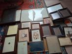 50-tal fotolijstjes, hout en ZILVER, groot en klein, Ophalen of Verzenden