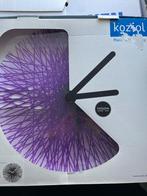 Nieuwe paarse Koziol wandklok, Ophalen, Nieuw, Analoog, Wandklok