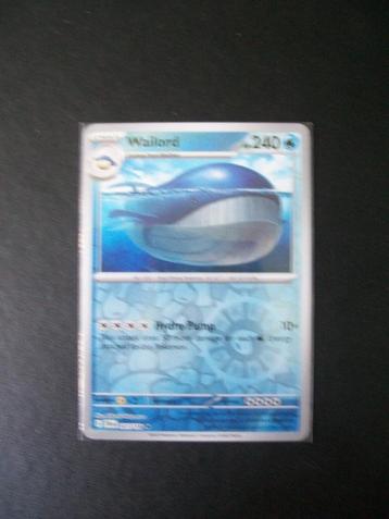 9717. Nieuwe Pokemon Kaart Holofoil WAILORD HP 240 (041/159) beschikbaar voor biedingen