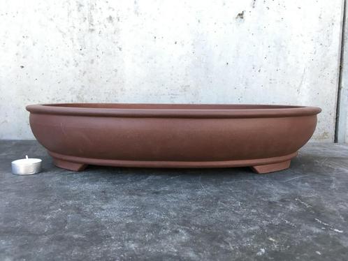 Chen Jianqiang China bonsai schaal pot 49x39x9cm *****, Tuin en Terras, Bloempotten, Nieuw, Aardewerk, Minder dan 25 cm, Rond