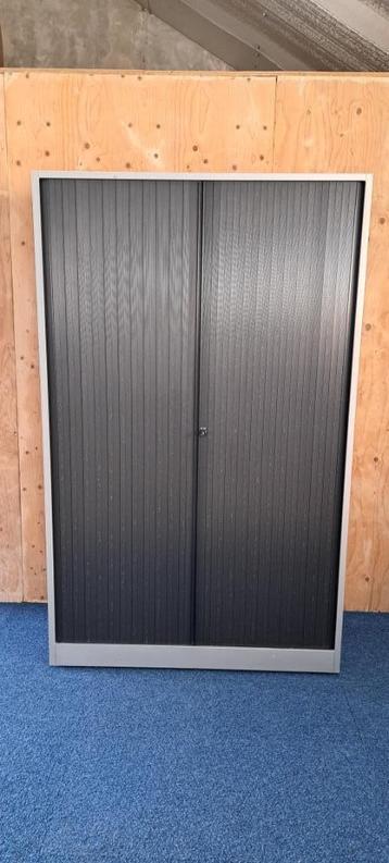 Ahrend roldeurkast / archiefkast, zwart/grijs, 120*195*45 cm beschikbaar voor biedingen