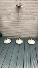 Antieke hanglamp  messing/brons, Huis en Inrichting, Lampen | Hanglampen, Ophalen of Verzenden, Zo goed als nieuw