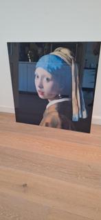 Het Meisje met de Parel op Acrylglas, Ophalen, Zo goed als nieuw, Schilderij, 75 cm of meer