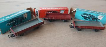 3 Märklin DB lageboordwagens artnr 4503 in ovp beschikbaar voor biedingen