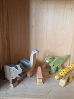 Holztiger dino's en olifant, Ophalen of Verzenden, Zo goed als nieuw, Overige typen