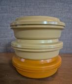 Tupperware Seal N Serve Serveerkom Hoogte 6cm Ø 17cm, Ophalen of Verzenden, Zo goed als nieuw, Geel, Overige typen