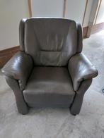 Leren fauteuil, Huis en Inrichting, Fauteuils, Ophalen, 75 tot 100 cm, 50 tot 75 cm