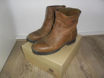 Shabbies Amsterdam Enkelboots Cognac Maat 39 beschikbaar voor biedingen
