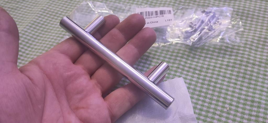 Stijlvolle RVS Keukenkastgreep, Minder dan 50 cm, Nieuw, Ophalen of Verzenden, Minder dan 25 cm