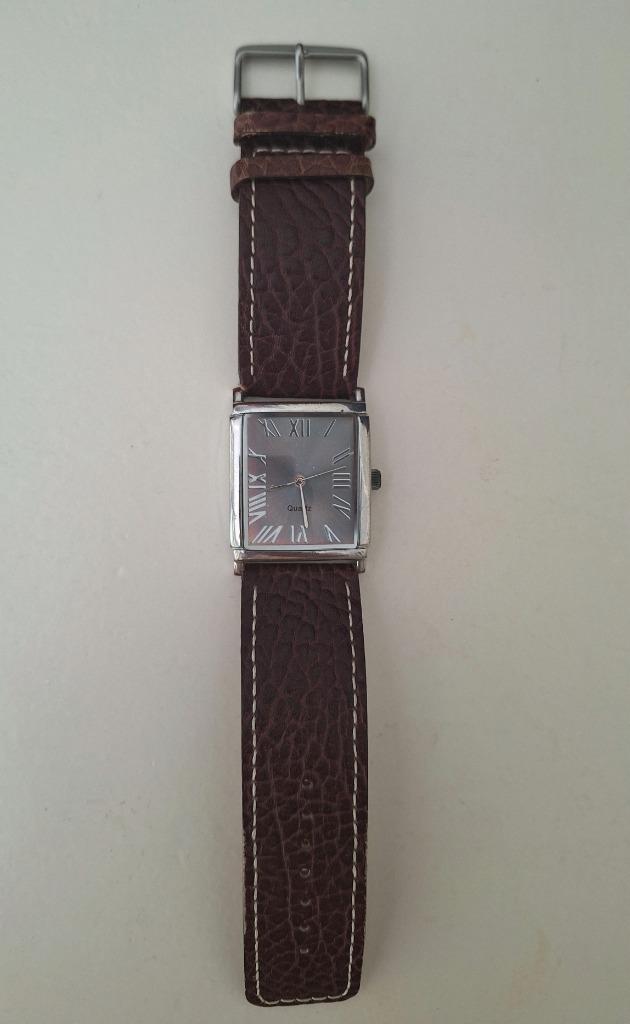 Lederen horlogeband Claudio Calli 28 mm (incl. horloge), Sieraden, Tassen en Uiterlijk, Horloges | Heren, Overige merken, Leer