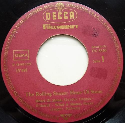 D1 Rolling stones EP Heart of stone '65 GERM €10, Cd's en Dvd's, Vinyl Singles, Gebruikt, EP, Rock en Metal, 7 inch, Ophalen of Verzenden
