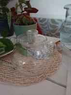 Gratis glazen theepot, met warmhouder, Huis en Inrichting, Keuken | Servies, Ophalen, Overige typen, Overige stijlen, Glas