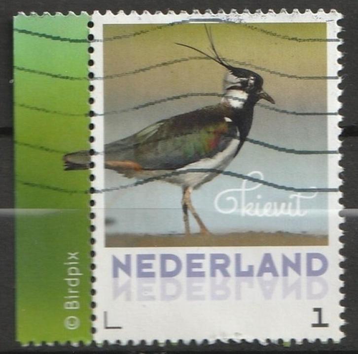 Nederland persoonlijke postzegel vogel Kievit gestempeld, Postzegels en Munten, Postzegels | Nederland, Gestempeld, Na 1940, Verzenden