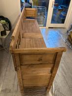 Grote vintage klepbank als nieuw: lengte 2,72m, Ophalen