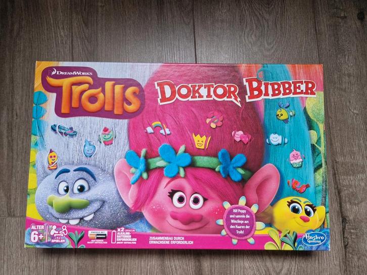 Trolls dokter bibber, Hobby en Vrije tijd, Gezelschapsspellen | Bordspellen, Ophalen of Verzenden