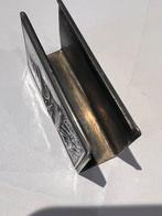 Gekeurd zilver lucifer doos houder, Ophalen of Verzenden, Zilver