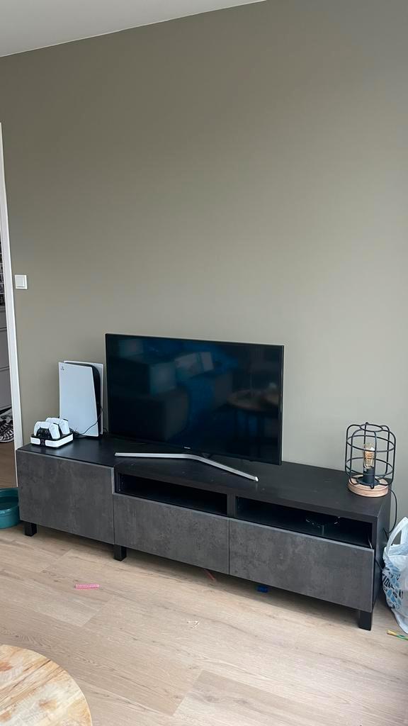 IKEA Besta TV Meubel (extra kasten beschikbaar), Huis en Inrichting, Kasten | Televisiemeubels, Zo goed als nieuw, Minder dan 100 cm