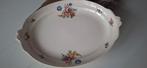 Petrus Regout serveerschaal decor Boudewijn pioenroos, Ophalen of Verzenden