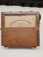 Antieke voltmeter  / 97, Antiek en Kunst, Antiek | Gereedschap en Instrumenten, Ophalen of Verzenden
