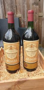 2xChâteau Vieux Guinot 1981 St Emilion Grand Cru magnum, Verzamelen, Wijnen, Frankrijk, Nieuw, Ophalen of Verzenden, Rode wijn