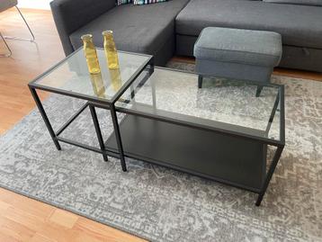 Moderne Salontafel Glas/Metaal VITTSJÖ IKEA