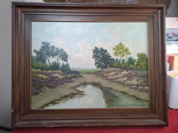 schilderij van F. vd Eerenbeemd beschikbaar voor biedingen
