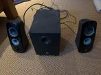 Logitech Z323 Speakerset, Ophalen of Verzenden, Gebruikt, Audiokanaal 2.1