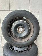 Winterset Opel Corsa Astra Meriva velgen met winterbanden, Auto-onderdelen, Banden en Velgen, 14 inch, Gebruikt, Banden en Velgen