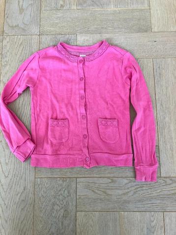 Leuk roze vestje met kanten accenten mt 98/104 beschikbaar voor biedingen