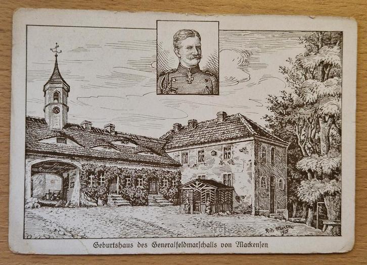 Geboortehuis Veldmaarschalk von Mackensen - vóór 1941 (?), Verzamelen, Ansichtkaarten | Themakaarten, Ongelopen, 1920 tot 1940