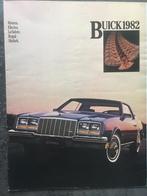 Folder van Buick modellen 1982, Ophalen of Verzenden, Nieuw, Overige merken