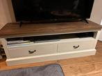 Tv meubel landelijk creme wit met teak hout t.e.a.b, Huis en Inrichting, Ophalen, Zo goed als nieuw, 25 tot 50 cm, Minder dan 100 cm