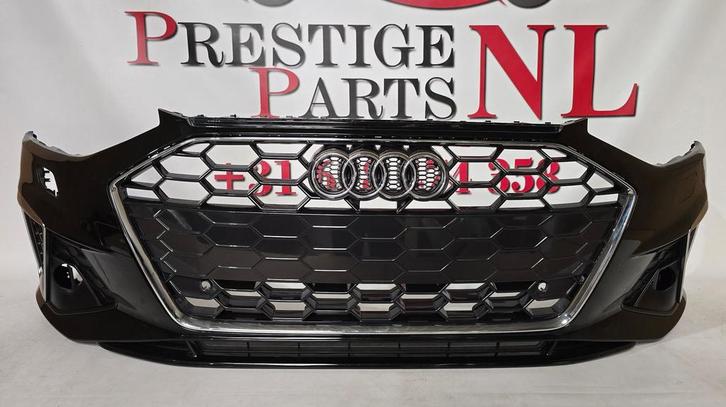 Voorbumper Audi A4 B9 8W Facelift S-Line 6xPDC KLS bj.2019-, Auto-onderdelen, Carrosserie en Plaatwerk, Bumper, Audi, Voor, Gebruikt