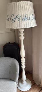 Mooie staande landelijke lamp riviera maison kap, Ophalen, Zo goed als nieuw, Rond, 50 cm of meer