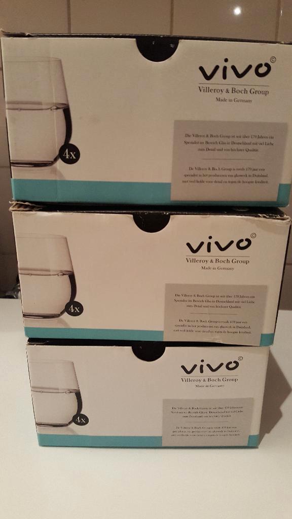 VIVO Villeroy&Boch Albert Heijn AH waterglazen, Huis en Inrichting, Keuken | Servies, Nieuw, Glas of Glazen, Overige stijlen, Glas