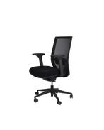 Bureaustoel C02 - Ergonomisch - Zwart (EN-1335 + NPR 1813), Nieuw, Ophalen of Verzenden, C02, Bureaustoel