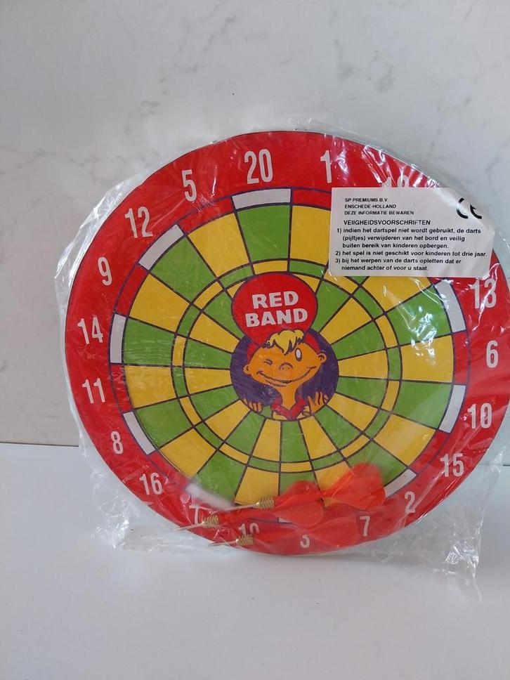 Dartbord 2-zijdig Redband - Leuk voor jong en oud!, Sport en Fitness, Darts, Nieuw, Dartbord met pijlen, Ophalen of Verzenden