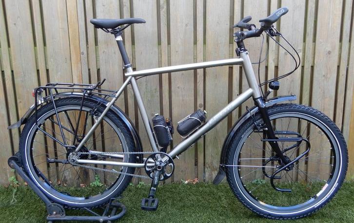 Idworx OFF Rohler Ti XL Frame Rohloff 14 Versnellingen, Fietsen en Brommers, Elektrische fietsen, Zo goed als nieuw, Overige merken