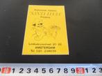 sticker Amsterdam SANTA LUCIA Ristorante Italiano Leidesekru, Verzamelen, Ophalen, Zo goed als nieuw, Bedrijf of Vereniging