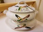 Soepterrine met eenden 3 delig zonder deksel hoogte 13 cm, Ophalen of Verzenden