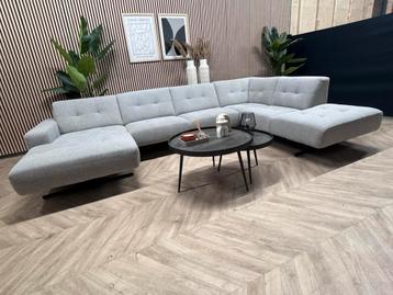 ZGAN MONTEL Traffic U-Bank / Hoekbank - Grijs - 350cm beschikbaar voor biedingen