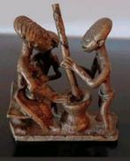 Antiek beeldje miniatuur brons, Ophalen of Verzenden