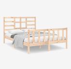 Unieke kans! Zo goed als nieuw VidaXL bed, 190 cm of minder, Beige, 140 cm, Zo goed als nieuw