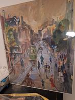 Groninger Ploeg Herestraat Ingelijste Print, Antiek en Kunst, Ophalen