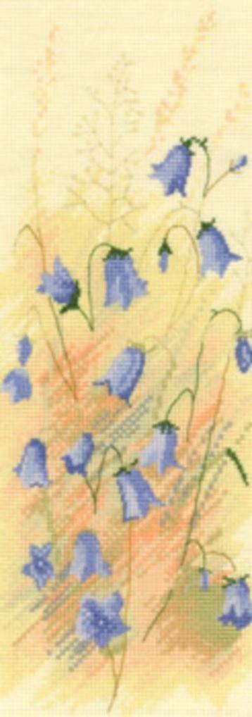 Borduurpakket Scotch Harebells panel (grasklokjes) beschikbaar voor biedingen