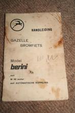 Berini M48 brommer handleiding, Gazelle bromfiets, Gebruikt, Ophalen of Verzenden