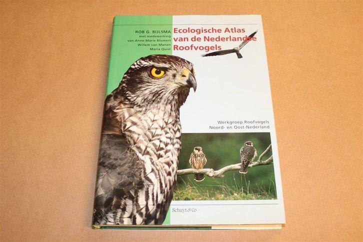 Ecologische Atlas Ned. Roofvogels — Compleet Overzicht, Boeken, Dieren en Huisdieren, Zo goed als nieuw, Vogels, Ophalen of Verzenden