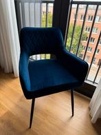 Stoelen, Huis en Inrichting, Ophalen, Gebruikt, Blauw, Stof